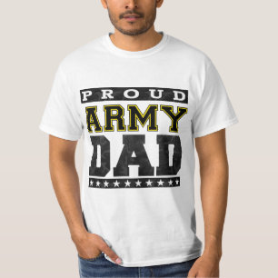 Camiseta Papá orgulloso del ejército