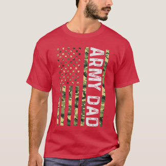 Camiseta Papá Orgulloso del Ejército de los Estados Unidos 