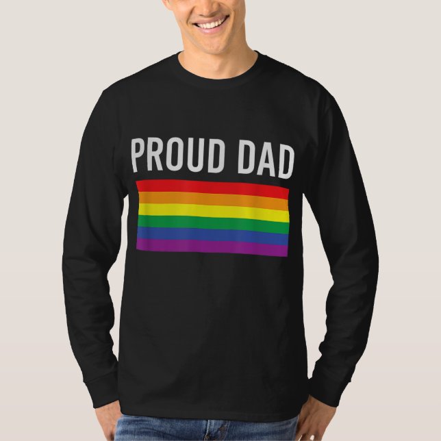 Camiseta Papá orgulloso - Primo gay Padre LGBTQ Padre Padre (Anverso)