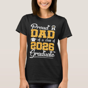 Camiseta Papá Orgulloso y Adorable Clase 2026 Senior