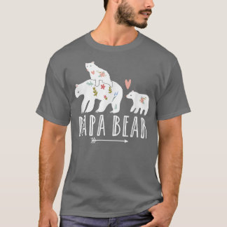 Camiseta Papa oso con 2 cachorros Shirt Papa oso gemelo pap