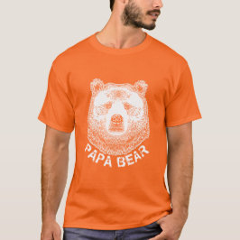 Camiseta Papa Oso, Ilustracion de mano dibujada