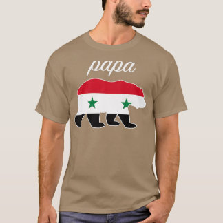 Camiseta Papa oso la bandera siria de Siria Roots Premium d