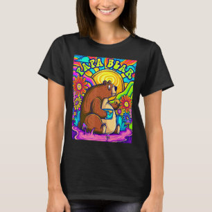 Camiseta Papa Oso Psychedelic Dad Fatheru2019