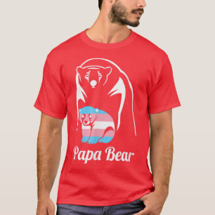 Camiseta Papá oso transexual padre transexual niño LGBT tra