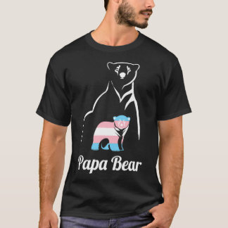 Camiseta Papá oso transexual padre transexual niño LGBT tra