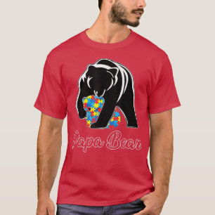 Camiseta Papa osos con autismo conciencia de autismo famili
