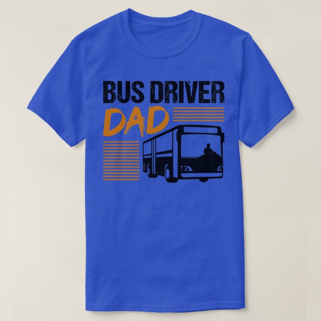 Camiseta Papá Padre Conductor De Autobús Profesional De Tra (Diseño del anverso)