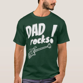 Camiseta Papá, padre de los hombres, papá, bebe música rock