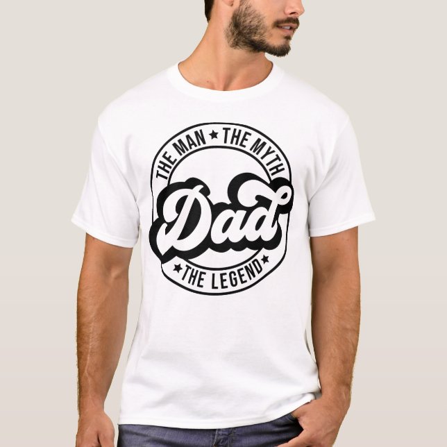 Camiseta Papá Padre Día Padre Cumpleaños Papá Popa (Anverso)