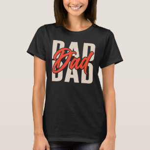 Camiseta Papá Padre: El día del padre dice papá papá papá p