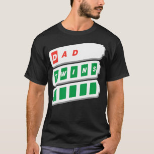 Camiseta Papá Padre Hombre Abuelo Abuelo Gracioso Gemelos d
