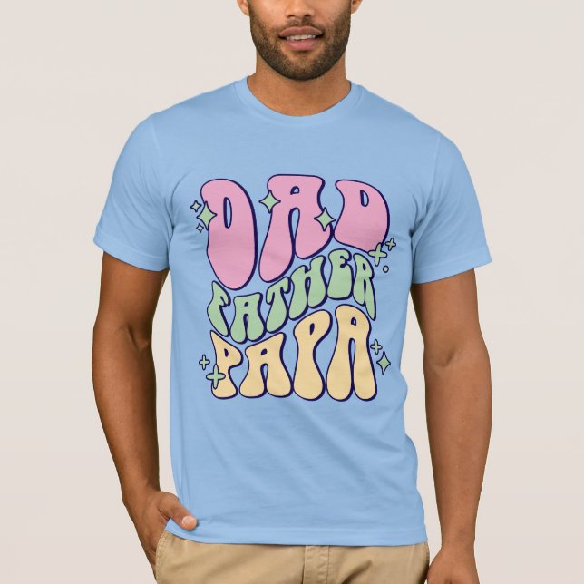 Camiseta Papá Padre Papa (Anverso)