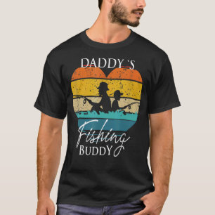 Camiseta Papá, padre retro de pescadores de papá, hijo de p