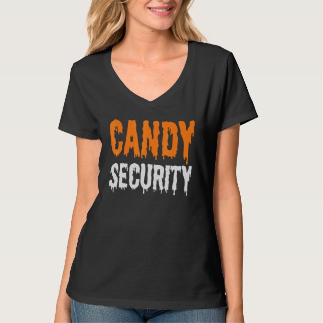 Camiseta Papá, padre y madre de Candy Security (Anverso)