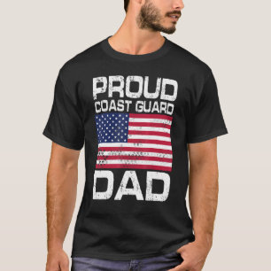 Camiseta Papá papá, guardia costera norteamericana, padre V