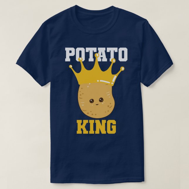 Camiseta Papa Papa King Kawaii (Diseño del anverso)