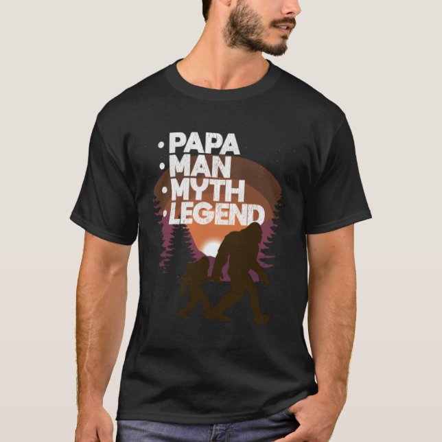 Camiseta Papa - Papa Man Myth Legend (Anverso)
