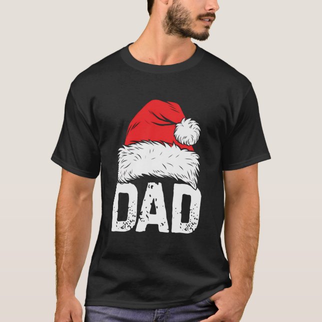 Camiseta Papá Papá Navidades Papá Noel Matando a Pajamas Pa (Anverso)
