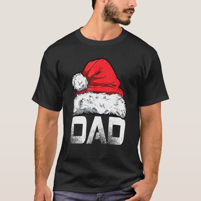 Camiseta Papá Papá Navidades Papá Noel Matando a Pajamas Pa (Anverso)