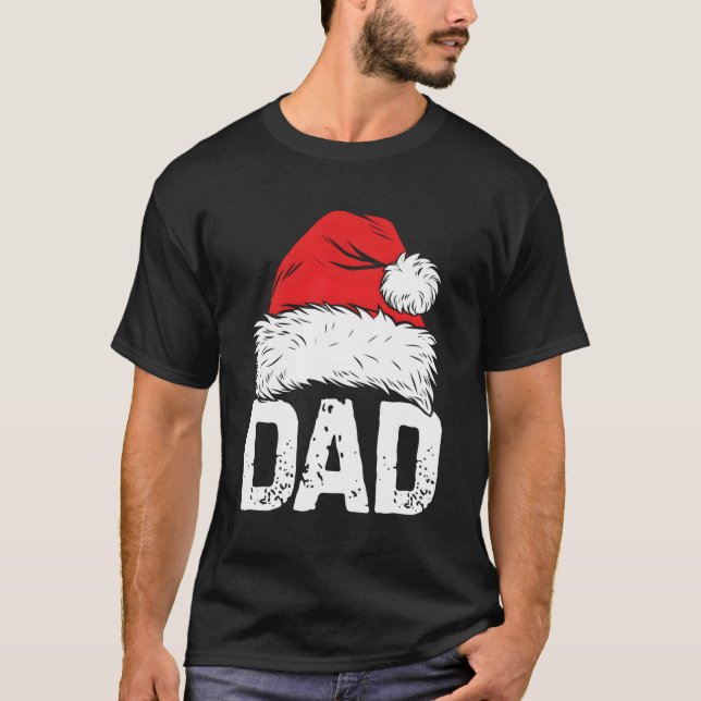 Camiseta Papá Papá Navidades Papá Noel Matando a Pajamas Pa (Anverso)