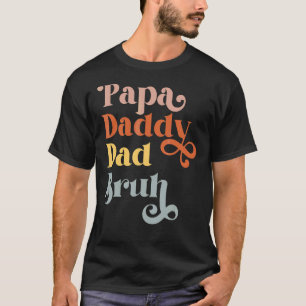 Camiseta Papá Papá Noel Bruh Retro Niño del Día del Padre V