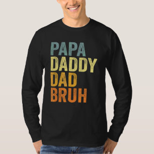 Camiseta Papá Papá Noel Bruh Vintage