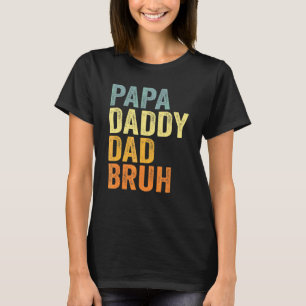 Camiseta Papá Papá Noel Bruh Vintage