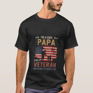Camiseta Papá Papá Padre Día Mi Veterano Favorito Es Padre