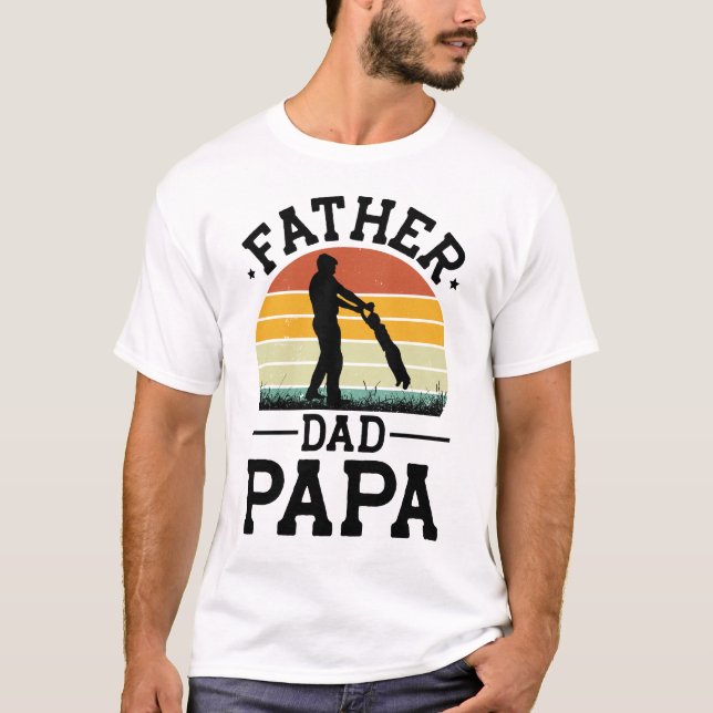 Camiseta Papá Papá Papá (Anverso)