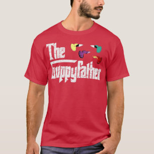 Camiseta Papá papá papá papá Guppys Aquarium