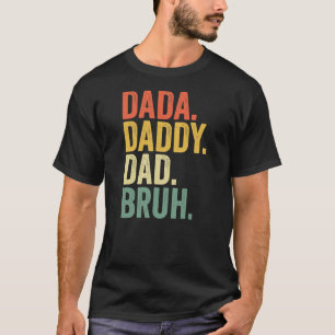 Camiseta Papá papá papá papá papá papá papá del Día del Pad