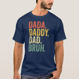 Camiseta Papá papá papá papá papá papá papá del Día del Pad
