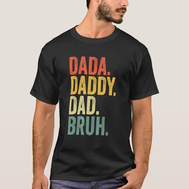 Camiseta Papá papá papá papá papá papá papá del Día del Pad (Anverso)