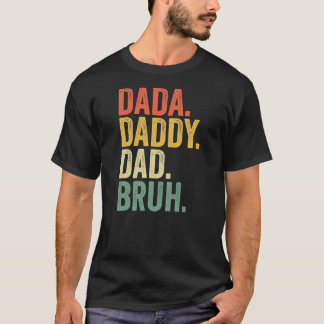 Camiseta Papá papá papá papá papá papá papá del Día del Pad