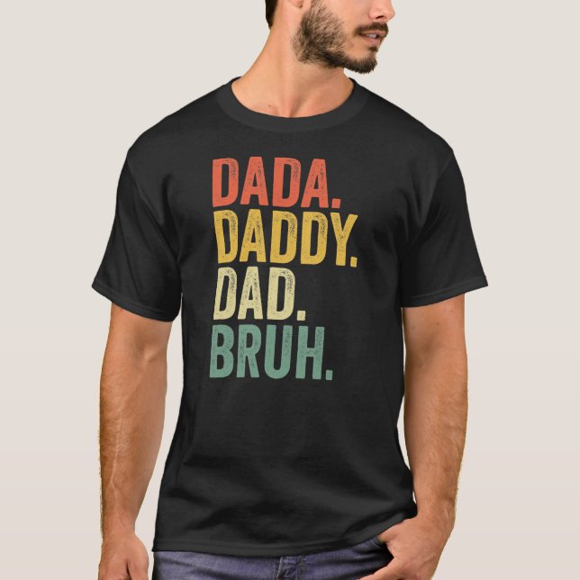 Camiseta Papá papá papá papá papá papá papá del Día del Pad (Anverso)