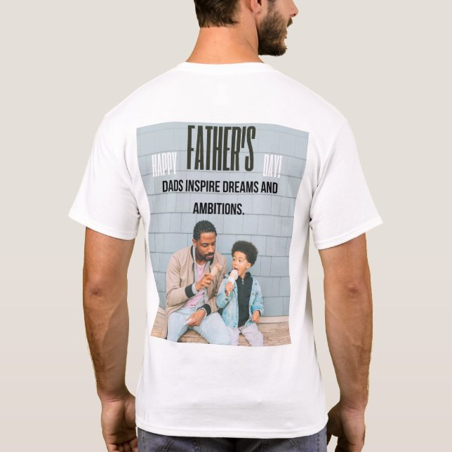 Camiseta Papá: Papá Snack Profesional (Reverso)