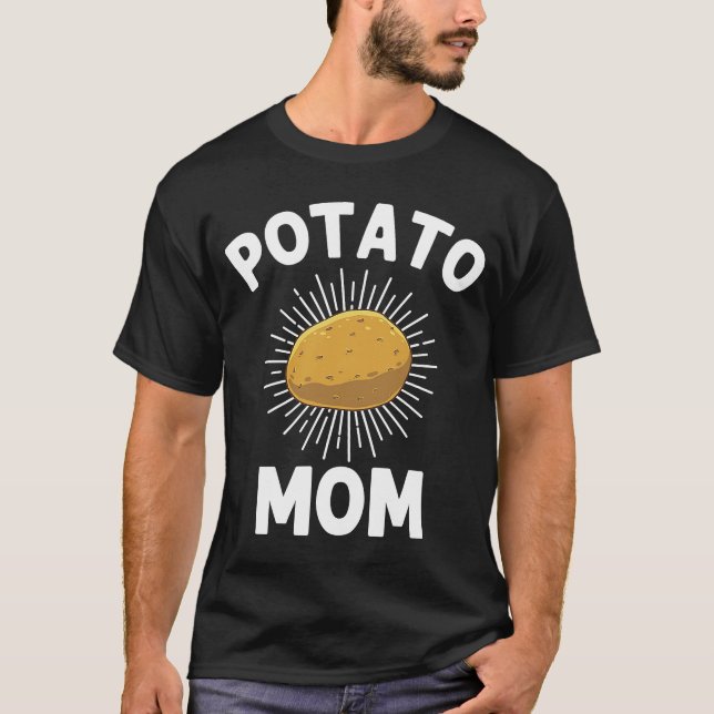 Camiseta Papa Para Mamá Mujeres Cuestas De Patata Tater Spu (Anverso)