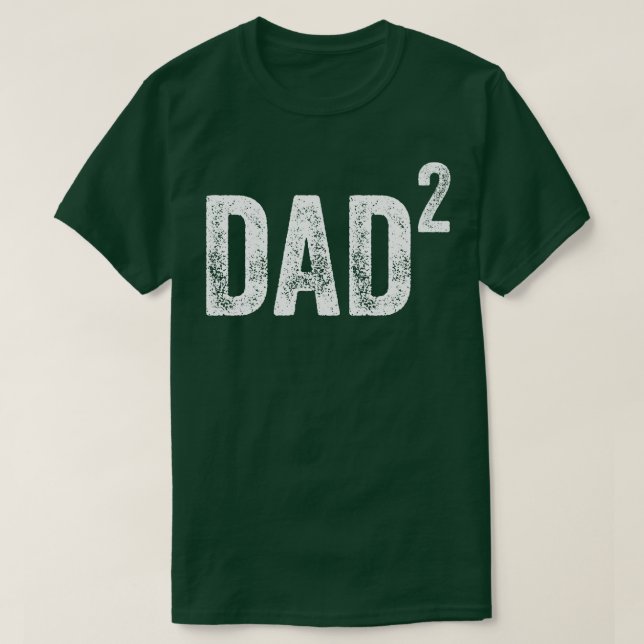 Camiseta Papá Para Ser De 2 Niños Segundo Bebé Segundo Pode (Diseño del anverso)
