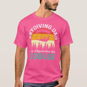 Camiseta Papá paracaidista como un tío normal papá pero más