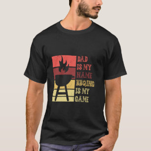 Camiseta Papá Parrillero Maestro de la Barbacoa Leyenda Est