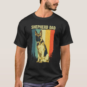 Camiseta Papá pastor alemán lindo para hombres amantes de l