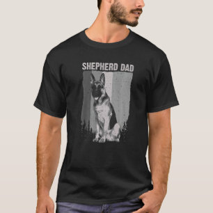Camiseta Papá pastor alemán lindo para hombres padre perro 