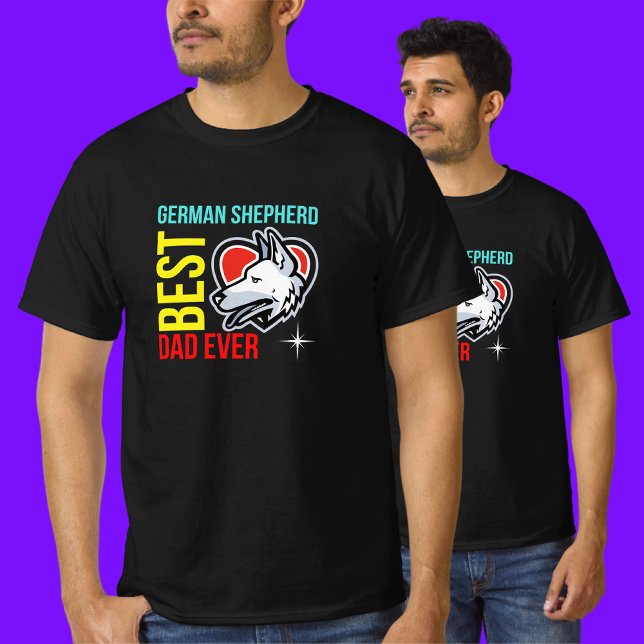 Camiseta Papá pastor alemán, papá perro (Subido por el creador)