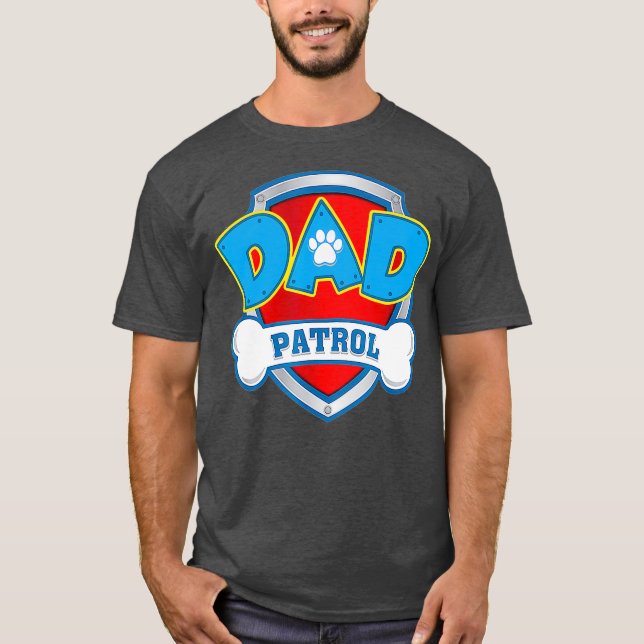 Camiseta Papá Patrol Perro Mamá Papá Noel Regalo Gracioso C (Anverso)