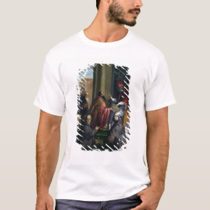 Camiseta Papa Paulo IV que entrega un estatuto