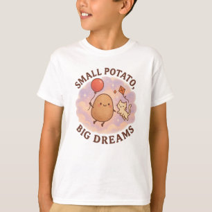 Camiseta Papa pequeña grandes sueños - Motivación adorable
