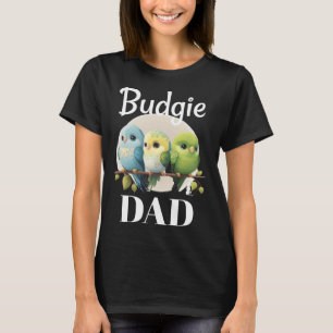 Camiseta Papá periquito australiano periquito pájaro 2