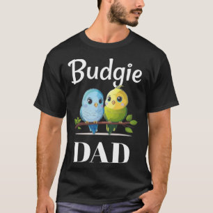 Camiseta Papá periquito australiano periquito pájaro 24