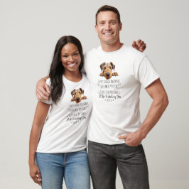 Camiseta Papá Perro Airedale Lindo Divertido